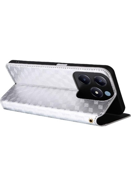Realme C61 4g Cüzdan Manyetik Kapatma Için Flip Case 3D Desen Kart Yuvaları (Yurt Dışından)
