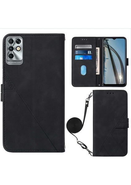 Infinix Note 11I Kahverengi Için Crossbody Deri Kılıf (Yurt Dışından)