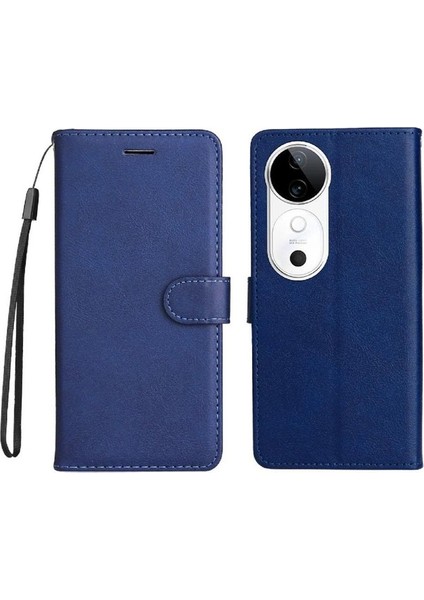 Vıvo V40 5g Iş Cüzdan Telefon Kılıfı Için Flip Case Yüksek Ka Deri (Yurt Dışından)