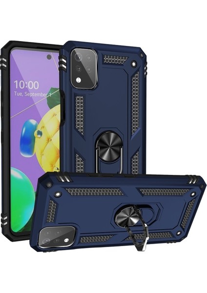 Lg K53 Için Çift Katmanlı Halkalı Standlı Kılıf (Yurt Dışından) fiyatları