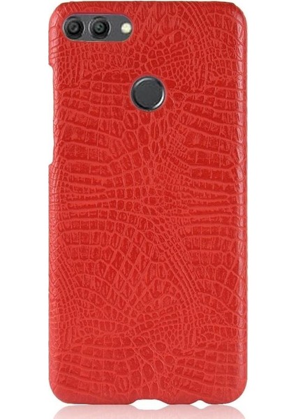 Huawei Y9 2018 Klasik Timsah Moda Kapak Için Şık Klasik Kılıf (Yurt Dışından)