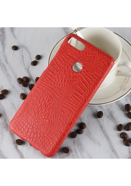 Huawei Y9 2018 Klasik Timsah Moda Kapak Için Şık Klasik Kılıf (Yurt Dışından)