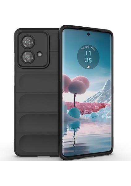 Motorola Edge 40 Neo Için Yumuşak Tpu Kaymaz Telefon Kılıfı - Siyah (Yurt Dışından)