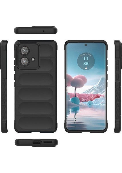 Motorola Edge 40 Neo Için Yumuşak Tpu Kaymaz Telefon Kılıfı - Siyah (Yurt Dışından)