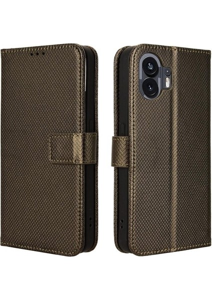 Nothing Kılıf Telefon 2 Kart Tutucu Stand Kapak Manyetik Cüzdan (Yurt Dışından)