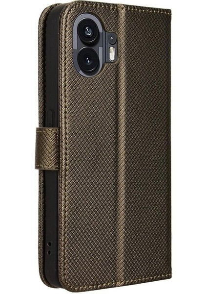 Nothing Kılıf Telefon 2 Kart Tutucu Stand Kapak Manyetik Cüzdan (Yurt Dışından)