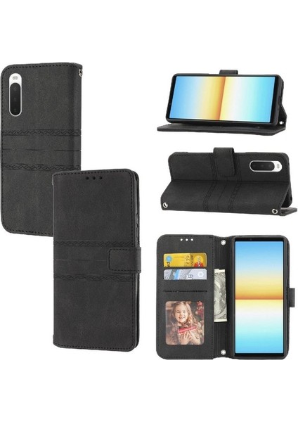 Sony Xperia 10 V Darbeye Koruyucu Pu Deri Cüzdan Için Flip Case (Yurt Dışından) fırsatları