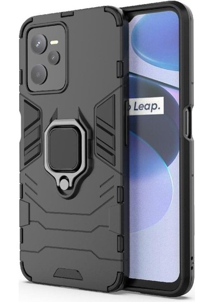 Realme C35 Darbeye Kapak Askeri Damla Koruma Stand Için Kılıf (Yurt Dışından)