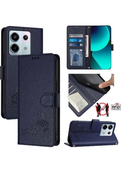Xiaomi Redmi Için Not 13 Pro 5g Cüzdan Kapak Çevirin Kart Yuvası Tutucu (Yurt Dışından)
