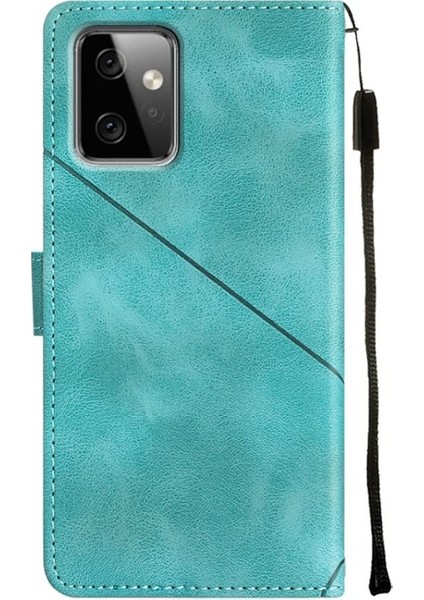 Motorola Moto G Güç 2023 Için Kılıf Cüzdan Kapak Çevirin Manyetik Deri (Yurt Dışından)
