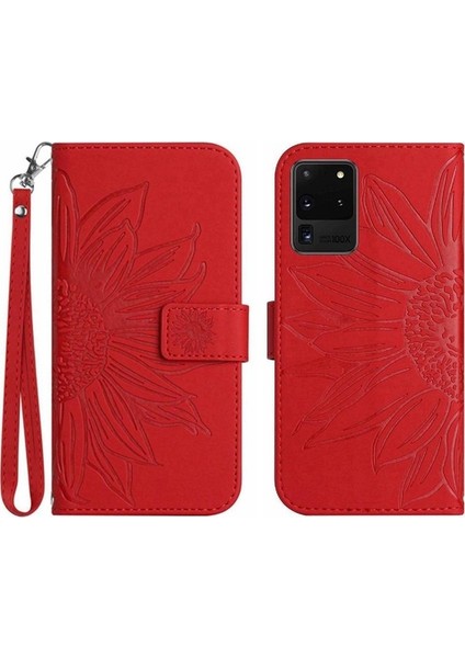 Samsung Galaxy S20 Ultra Flip Cüzdan Telefon Kılıfı Için Kart Yuvaları ile (Yurt Dışından)
