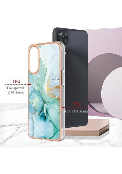 Oppo Oppo 8t 4g Koruma Için Kılıf Yumuşak Tampon Ince Tpu Mermer Desen (Yurt Dışından) modelleri