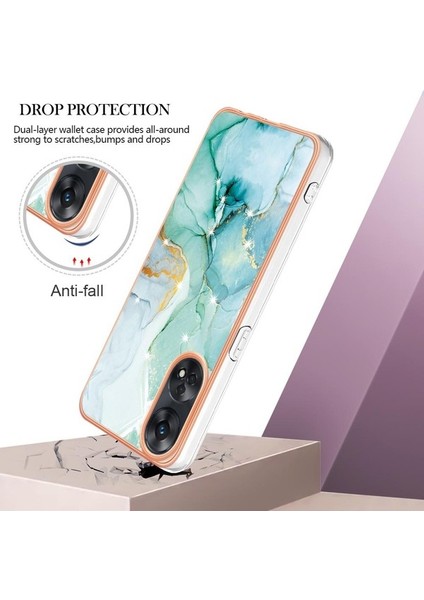 Oppo Oppo 8t 4g Koruma Için Kılıf Yumuşak Tampon Ince Tpu Mermer Desen (Yurt Dışından) fırsatları