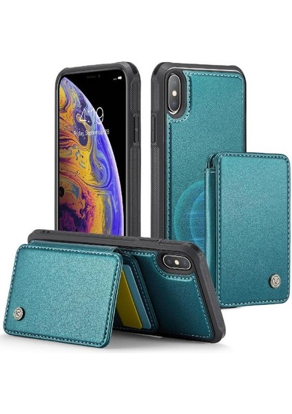 IPhone Xs Max Manyetik 2 1 Işlevsellik Rfıd Engelleme Için Kılıf (Yurt Dışından)