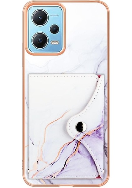 Xiaomi Redmi Not 12 5g Kart Yuvaları Için Kılıf Ince Cüzdan Yumuşak Tpu Tampon (Yurt Dışından)