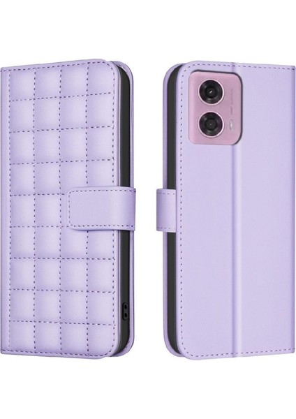 Motorola Moto G24 Pu Deri Kart Yuvaları Tutucu Koruyucu Için Flip Case (Yurt Dışından)