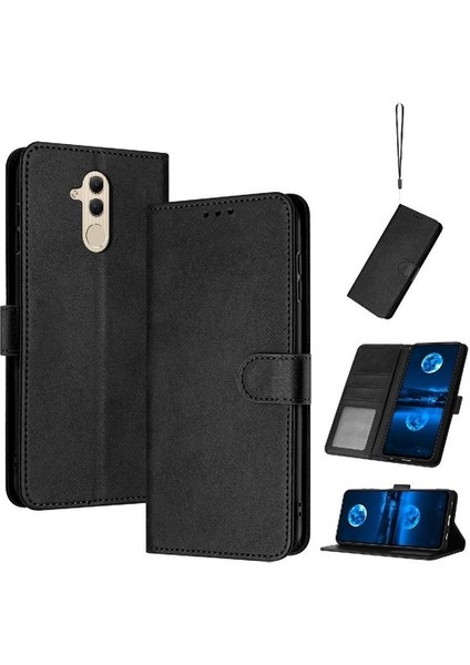 Kart Yuvası Pu ile Huawei Mate 20 Saf Renk Stand Için Flip Case (Yurt Dışından)