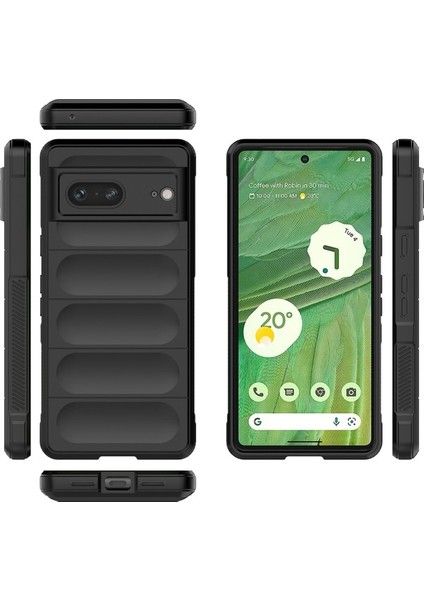 Google Pixel 7 Için Kaymaz Silikon Telefon Kılıfı - Siyah (Yurt Dışından) modelleri
