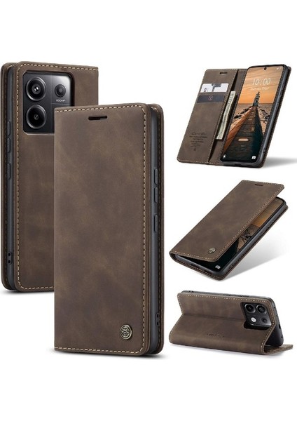 Xiaomi Redmi Not Için Flip Case 13 Pro 5g Manyetik Kapatma Darbeye Çevir (Yurt Dışından)
