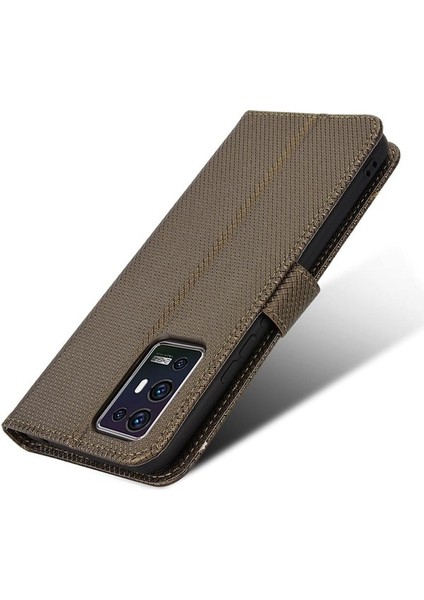 Zte Axon 30 Pro 5g Manyetik Cüzdan Kart Tutucu Kapak Stand (Yurt Dışından)