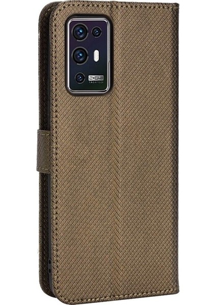 Zte Axon 30 Pro 5g Manyetik Cüzdan Kart Tutucu Kapak Stand (Yurt Dışından)