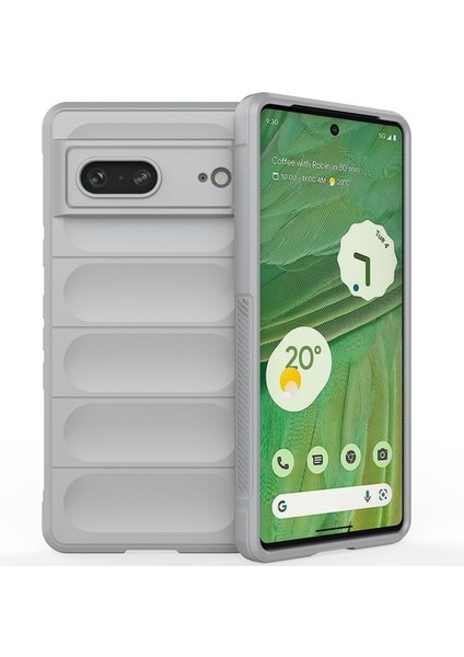 Google Pixel 7 Için Kaymaz Silikon Telefon Kılıfı - Siyah (Yurt Dışından)