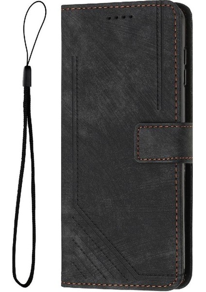 Oppo Oppo 12 5g Cüzdan Stand Kart Ekleme Pu Deri Için Flip Case (Yurt Dışından)