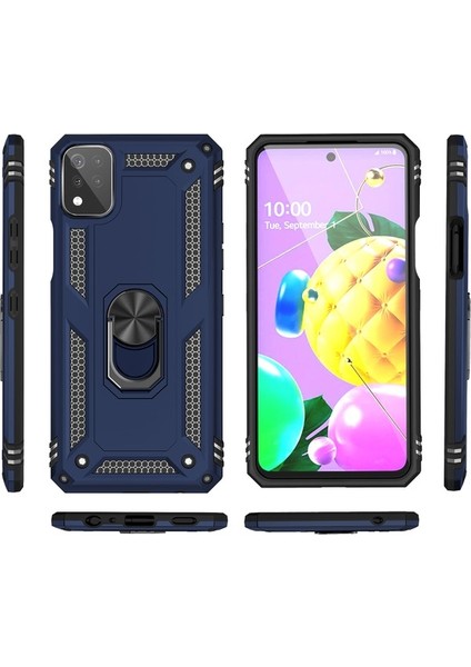 Lg K53 Için Çift Katmanlı Halkalı Standlı Kılıf (Yurt Dışından) fiyatları