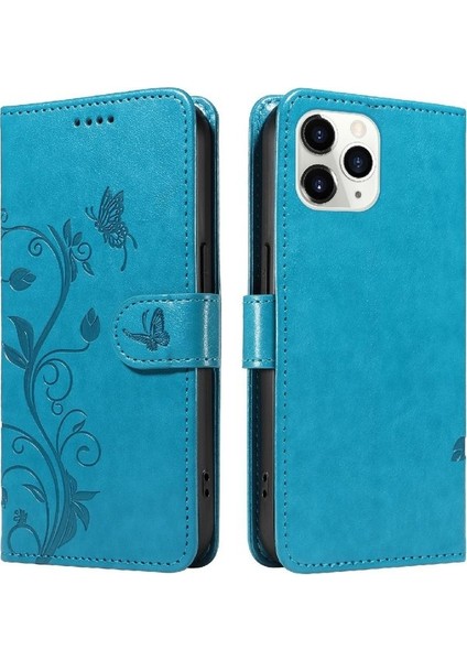 IPhone 11 Pro Max Cüzdan Telefon Kılıfı ve El ile Kart Yuvası (Yurt Dışından)