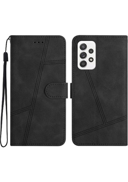 Samsung Galaxy A32 4g Için Flip Case Cüzdan Pu Deri Flip Folio Bilek (Yurt Dışından)