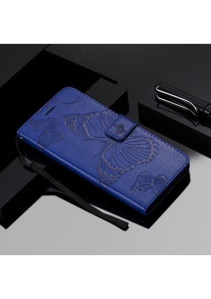 Samsung Galaxy A02 Için Flip CASE/M02 Pu Deri Darbeye Kapak ile Çevirin (Yurt Dışından)