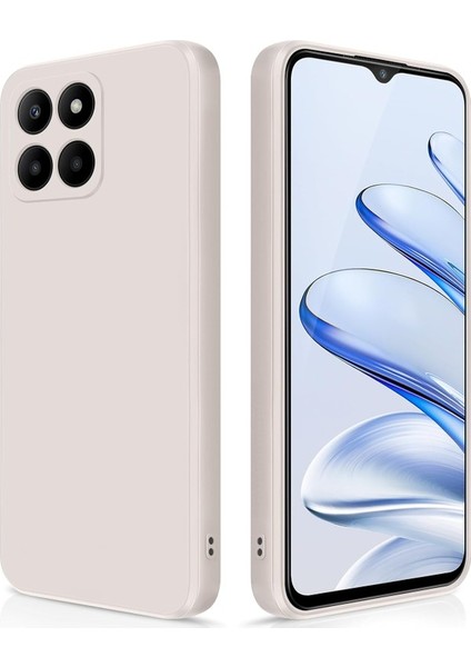 Honor 70 Için Ince Yumuşak Likit Silikon Tampon Telefon Kılıfı - Mavi (Yurt Dışından)