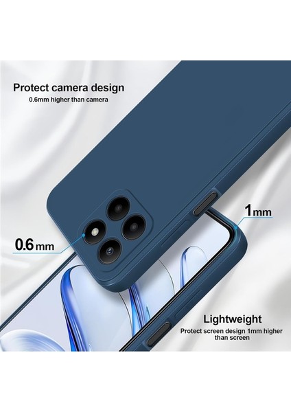 Honor 70 Için Ince Yumuşak Likit Silikon Tampon Telefon Kılıfı - Mavi (Yurt Dışından) modelleri