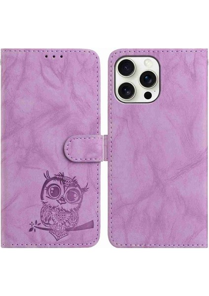 iPhone 16E Kart Yuvaları Deri Kaplamalı Tpu Telefon Kılıfı (Yurt Dışından)
