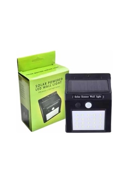 Bahçe Aydınlatma Sensörlü Güneş Enerjili Duvar Lambası 40 LED Işık (Yurt Dışından) fiyatları