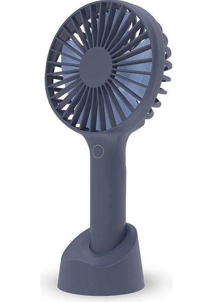 Mini Eller Serbest Fan Şarj Edilebilir, 3 Rüzgar Hızı 2500MAH Pil Kapasitesi ve Açık Havada Yürüyüş Için Stand Tabanı Kraliyet Mavisi (Yurt Dışından)