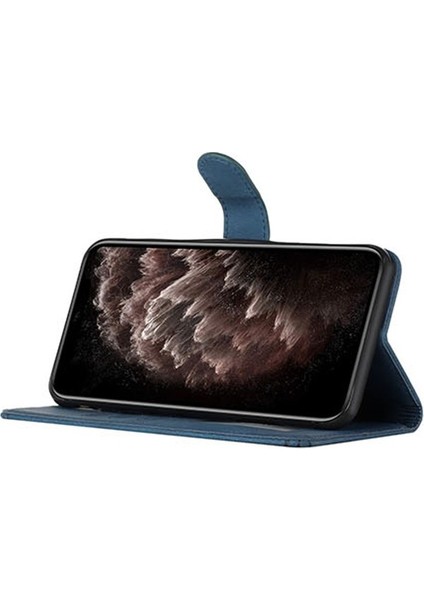 iPhone 15 Pro Baskılı Cep Telefonu Cüzdan Kapağı Katlama Stand Pu Deri Kılıf (Yurt Dışından) fırsatları