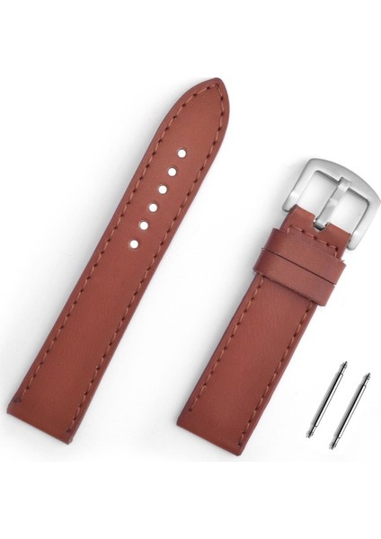 22MM Kahverengi Spor Saat Kordonu Kayış (Yurt Dışından)