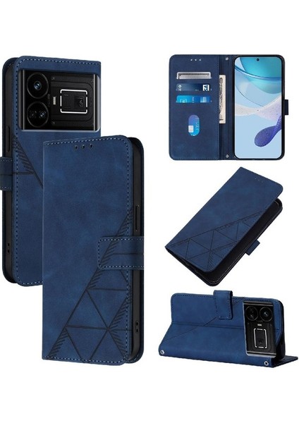 Realme Gt Neo 5g Için Kredi Kartı Tutucu Cüzdan Kapak Pu Deri Kapak (Yurt Dışından)