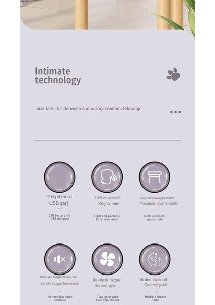 USB Mini El Fanı - Mavi (Yurt Dışından) fiyatları