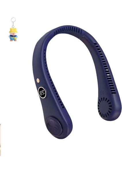 R8 Yaprakız Asılıboyun Fan USB Taşınabilir Mini Küçük Soğuk Ses Dışmekan Tembel Klima Küçük Fan (Yurt Dışından)