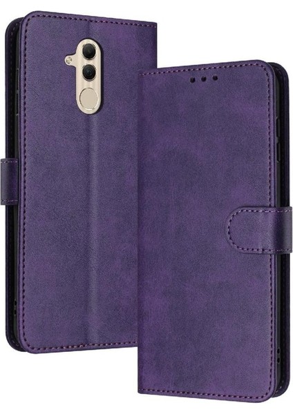 Kart Yuvası Pu ile Huawei Mate 20 Saf Renk Stand Için Flip Case (Yurt Dışından)