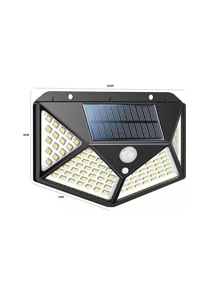 Usin 100 LED Güneş Enerjili Bahçe Teras Balkon Dekorasyon Aydınlatma Lamba Armatürü Dekoratif Solar Aplik (Yurt Dışından) modelleri