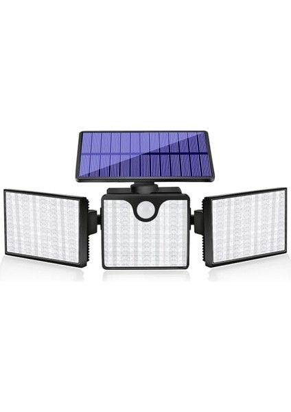 Huıop Güneş Enerjili Sensör Duvar Lambası Dış Mekan Su Geçirmez Aydınlatma Ev Bahçe Işıkları. (Yurt Dışından)