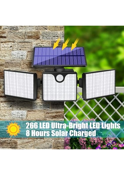 Huıop Güneş Enerjili Sensör Duvar Lambası Dış Mekan Su Geçirmez Aydınlatma Ev Bahçe Işıkları. (Yurt Dışından) modelleri