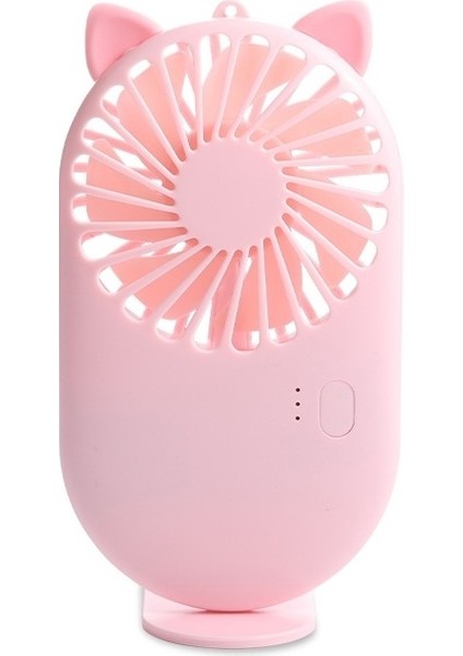 Taşınabilir Mini USB Şarjlı Cep Fanı, 3 Hız Kontrollü Pembe (Yurt Dışından)