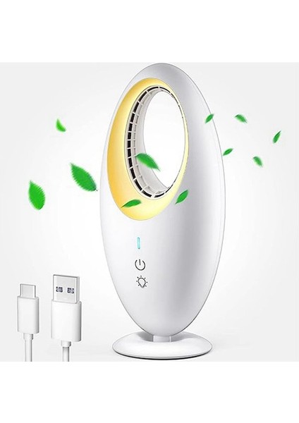 Masa Fanı, Kanatsız Fan Degrade LED Işıklı Küçük Masa Fanı (Yurt Dışından) fiyatları