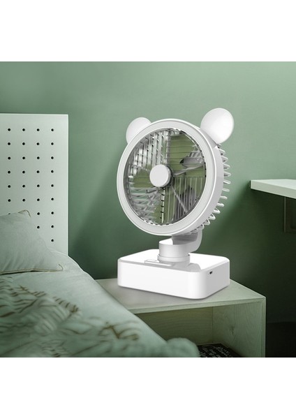 Gece Işıklı Masa Fanı, Ofis Ev Masası Için Taşınabilir Fan, Yeşil (Yurt Dışından) modelleri