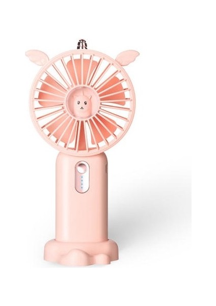 6000 Mah Plastik Elle Tutulan Fan, Yüksek Rüzgar Enerjisi Şarj Edilebilir, Basit ve Öğrenci Yurtta Küçük Taşınabilir Fan Için Uygun (Yurt Dışından)