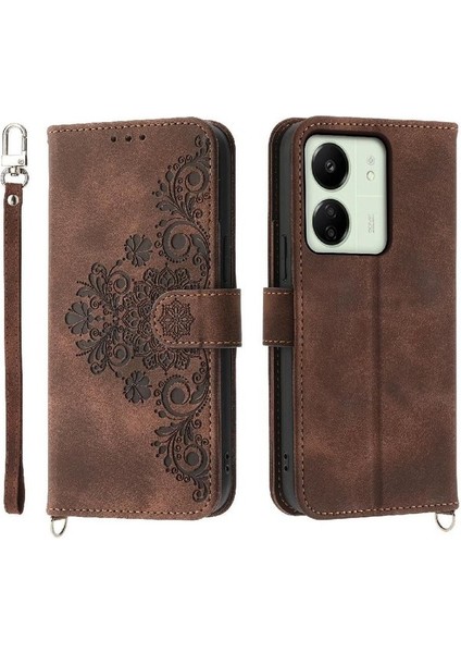 Xiaomi Redmi 13C Çoklu Kredi Kartı Yuvaları Için Flip Case Darbeye (Yurt Dışından)